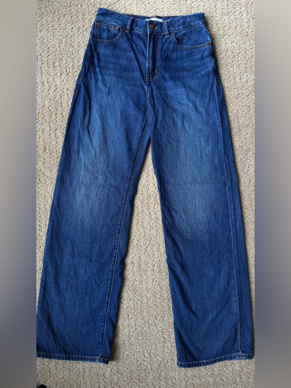 Madewell Perfect Vintage Wide Leg Jean in Airy Denim - Picture 2 of 7